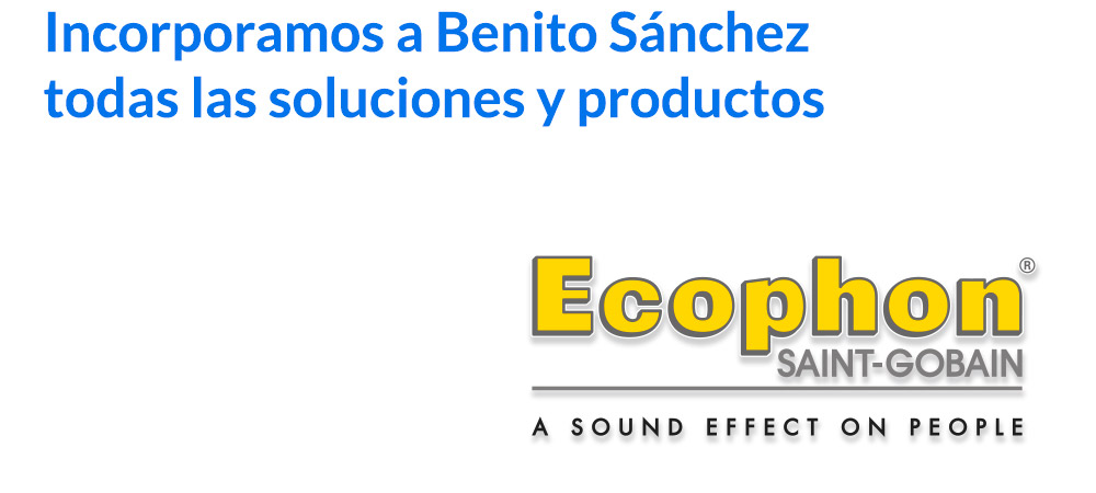 Ecophon. empresa Benito Sánchez